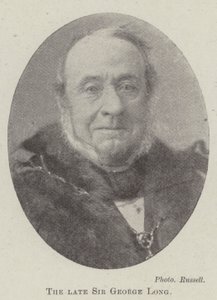 Merhum Sir George Long by English Photographer
