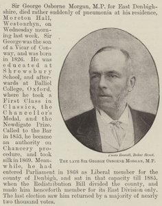 Merhum Sir George Osborne Morgan, Milletvekili by English Photographer