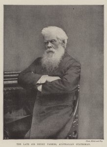 Merhum Sir Henry Parkes, Avustralyalı Devlet Adamı by English Photographer