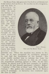 Merhum Sir Henry Tate by English Photographer