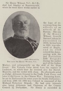 Merhum Sir Henry Wilmot, VC by English Photographer