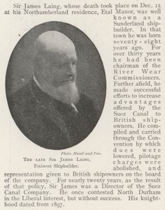 Merhum Sir James Laing, Seçkin Gemi Yapımcısı by English Photographer