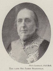 Merhum Sir James Stansfeld by English Photographer
