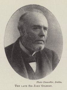 Merhum Sir John Gilbert by English Photographer