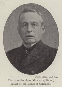 Merhum Sir John Mowbray, Baronet, Avam Kamarası Babası by English Photographer