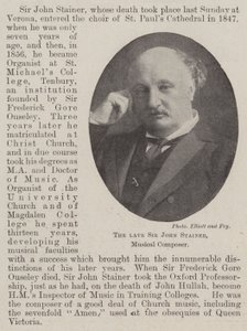 Merhum Sir John Stainer, Müzik Bestecisi by English Photographer