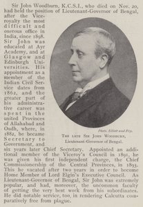 Merhum Sir John Woodburn, Bengal Valisi