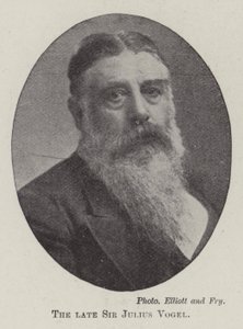 Merhum Sir Julius Vogel by English Photographer