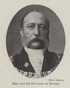 Merhum Sir Polydore de Keyser by English Photographer
