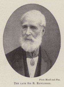 Merhum Sir R Rawlinson by English Photographer