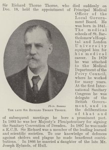 Merhum Sir Richard Thorne Thorne by English Photographer