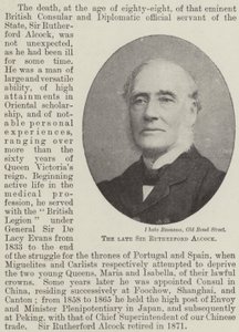 Merhum Sir Rutherford Alcock by English Photographer