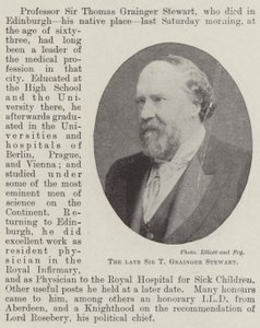 Merhum Sir T Grainger Stewart by English Photographer