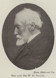 Merhum Sir WD Geddes by English Photographer