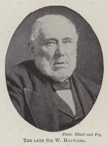 Merhum Sir W Hayward by English Photographer
