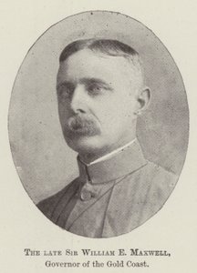 Merhum Sir William E Maxwell, Gold Coast Valisi by English Photographer