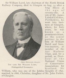 Merhum Sir William Laird, Değerli Demir Ustası by English Photographer