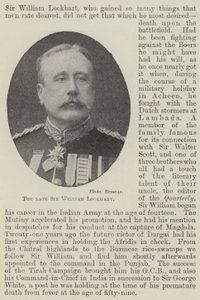 Merhum Sir William Lockhart by English Photographer