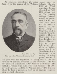 Merhum Sir William Roberts, MD by English Photographer