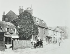 Tottenham Lane, Hornsey: ön cepheler, 1890 dolayları by English Photographer