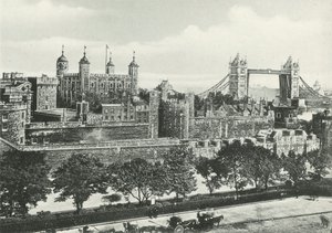 Londra Kulesi ve Tower Bridge by English Photographer
