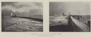 Son Fırtına sırasında Tynemouth İskelesi by English Photographer