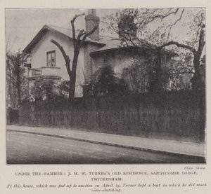 Çekiç Altında, JMW Turners Old Residence, Sandycombe Lodge, Twickenham by English Photographer