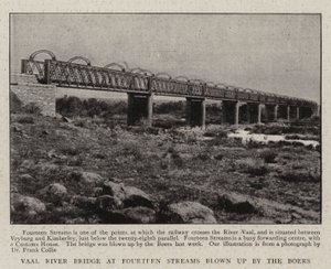 On Dört Derede Vaal Nehri Köprüsü Boers tarafından havaya uçuruldu by English Photographer