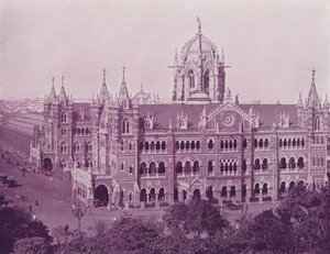 Victoria Terminal İstasyonu, Bombay by English Photographer