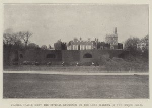 Walmer Kalesi, Kent, Cinque Ports Lord Warden