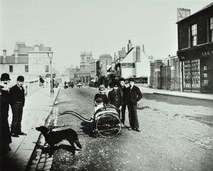 Wandsworth High Street: batıya bakış, 1890 by English Photographer
