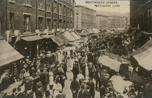 Wentworth Caddesi, Petticoat Lane, Londra by English Photographer