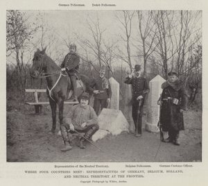 Dört Ülkenin buluştuğu yer, Almanya, Belçika, Hollanda ve Sınırdaki Tarafsız Bölge Temsilcileri by English Photographer