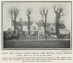 Bayan Caudles Perde Derslerinin yazıldığı yer, Douglas Jerrolds House by English Photographer