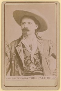 William F Cody, Bufalo Bill by English Photographer