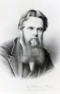 William Holman Hunt, bir fotoğraftan sonraki gravür, 1865 dolayları by English Photographer