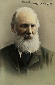 William Thomson, 1 Baron Kelvin (1824-1907), İngiliz fizikçi ve mühendis (renkli fotoğraf) by English Photographer
