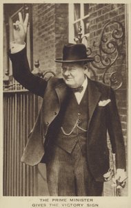 Winston Churchill (s/b fotoğraf) by English Photographer