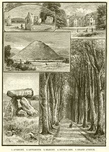 1. Avebury. 2. Littlecote. 3. Silbury. 4. Şeytanlar Den. 5. Büyük Cadde by English School
