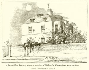 1 Devonshire Terrace, bir dizi Dickenss Başyapıtının yazıldığı yer by English School