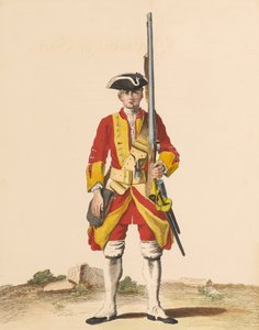 29. Ayak Alayı, 1742 dolaylarında by English School