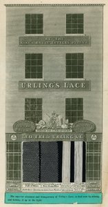 392 Strand, Londra; coğrafi. Fred. Urling & Co, Dantel Yapımcıları by English School