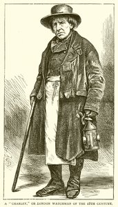 Bir Charley veya 18. Yüzyılın Londra Bekçisi by English School
