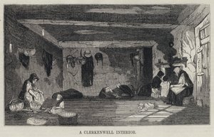 Bir Clerkenwell İç (gravür) by English School