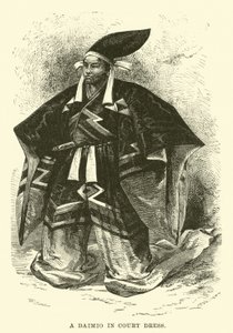 Mahkeme elbiseli bir Daimio by English School