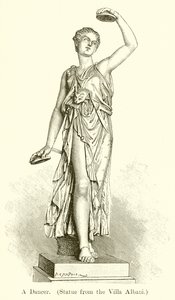 Bir dansçı. (Villa Albani