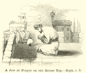 Evin Tepesinde Dua Eden Bir Yahudi, Zeph, i, 5 by English School