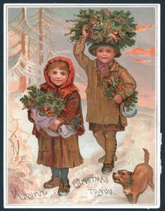Size Neşeli Bir Noel - Victoria Noel kartı by English School
