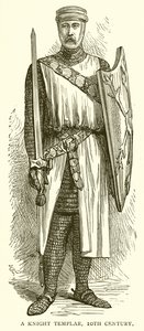 Bir Tapınak Şövalyesi, 10. Yüzyıl by English School