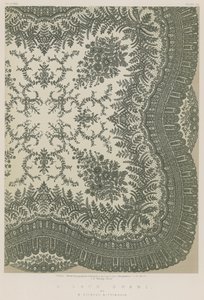 Bir Dantel Şal, W Vickers, Nottingham by English School